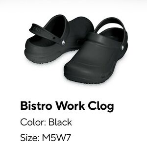 CROCS Bistro Work Clog - Black